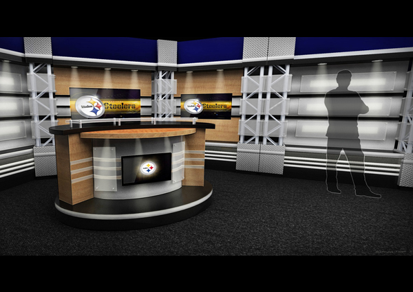 Steeler Renderings set design